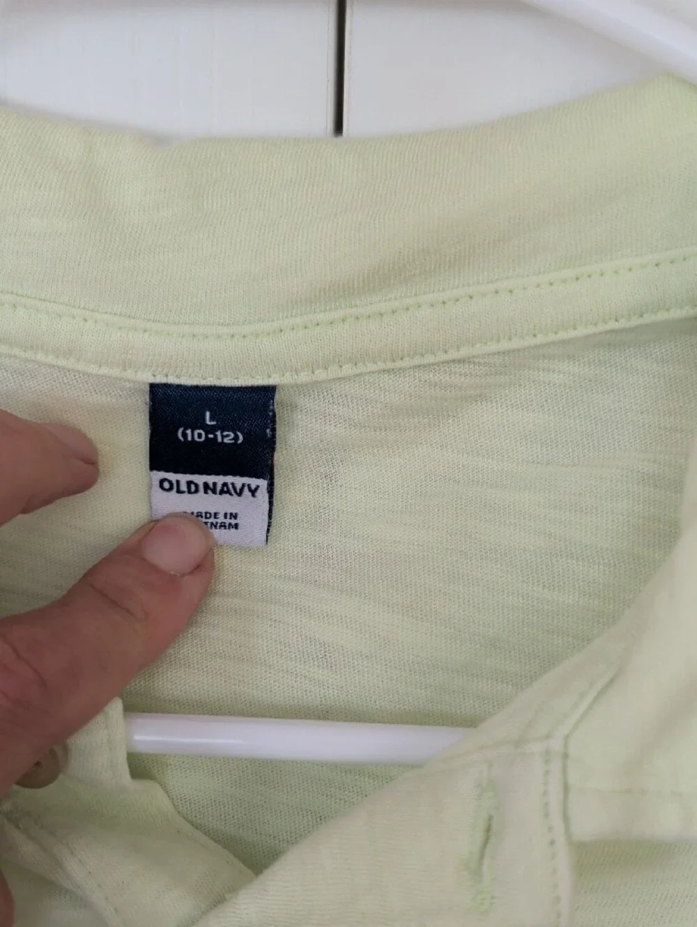 5/$10 Old Navy Light Lime Green Kids Polo with Chest Pocket